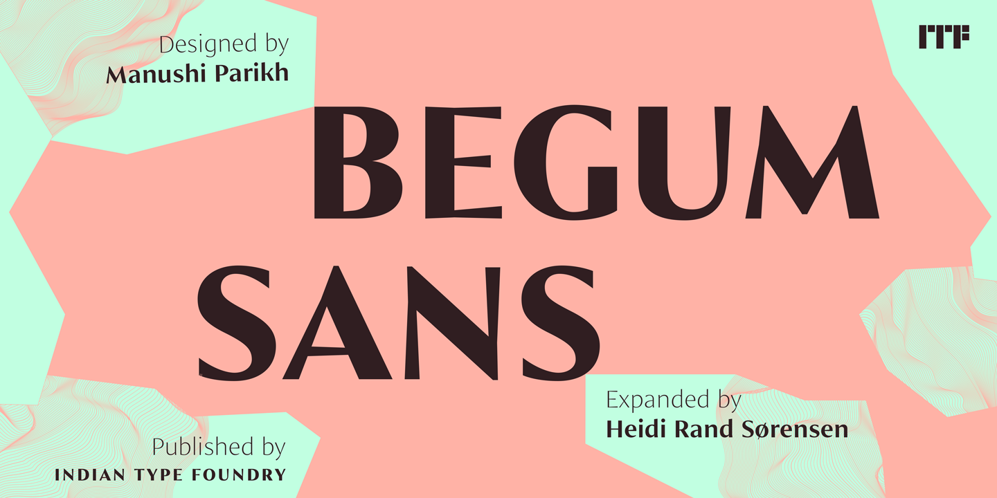 Font Begum Sans